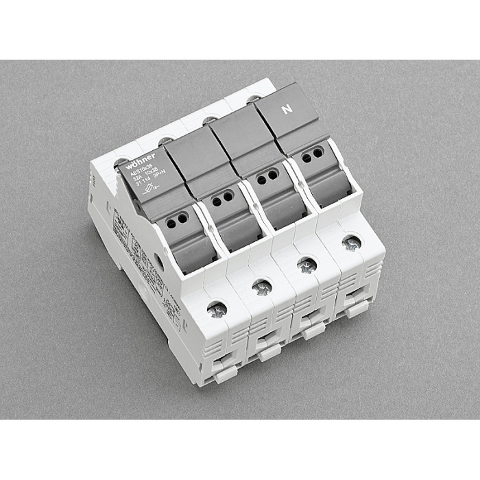 31114 Утримувач запобіжників Ambus 10х38 3р+N