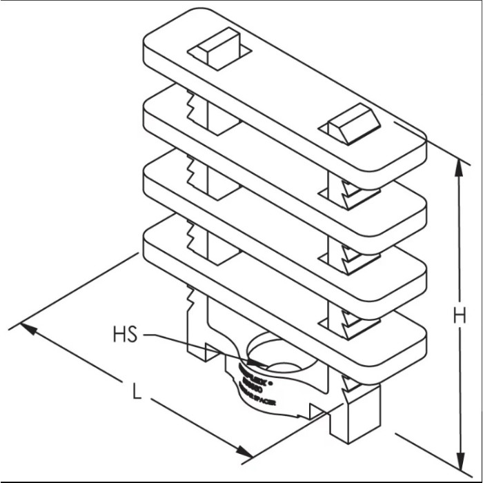 553560 Фіксатори-проставки FS 32