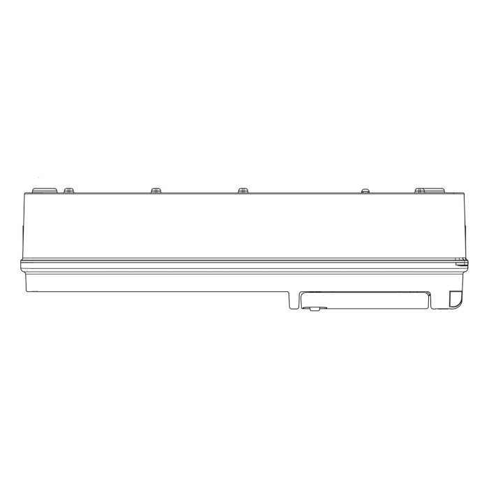 CSN4PT/R Настінний корпус для сил. розеток STAR 1х4 MOD 385x102x105мм IP65 з шинами N+PE