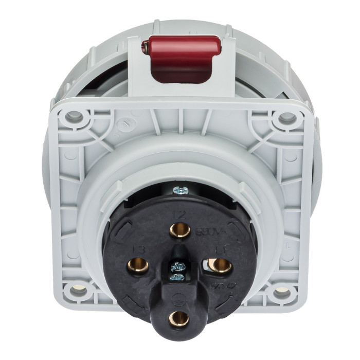 Розетка вбудована похила IDE MUNDIAL 3P+E 32 А 380–415 В IP66-67 - 03805