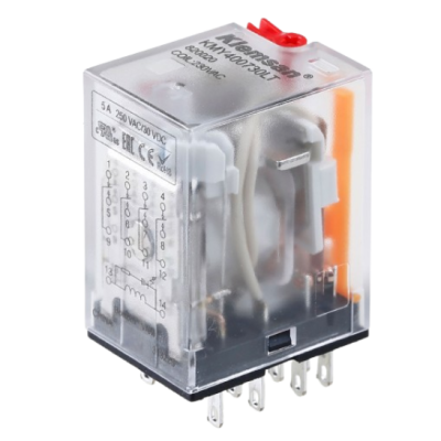 0.0.0.8.20020 Проміжне реле KMY400730LT 4PCO, 230V AC, 5A, LED\Тест