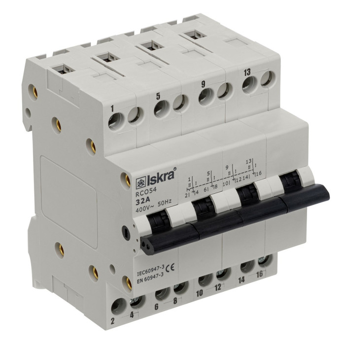Модульний перемикач навантаження ISKRA RCO54 4P 32A - 786101207000