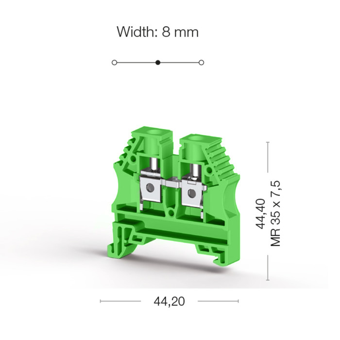 Клема Klemsan AVK Прохідна 6 мм - 0.0.0.3.04142RP