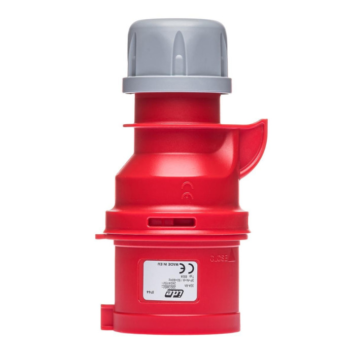 Реверсивний штепсель IDE MUNDIAL 3P+N+E 32 А 200/346–240/415 В IP44 - 08504