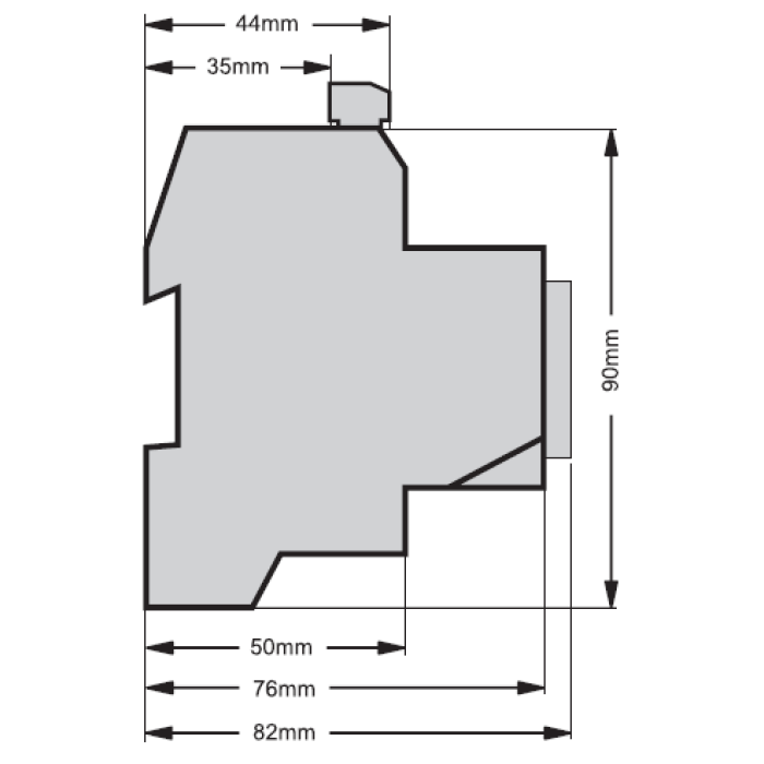 Аналізатор мережі модульний Janitza UMG 1-5 A RS485 - 52.16.227