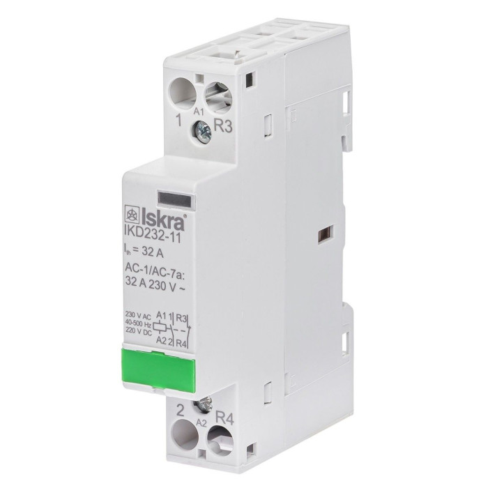 Модульний контактор ISKRA IKD 32A 230В AC/DC 2NO+2NC - 030046891000