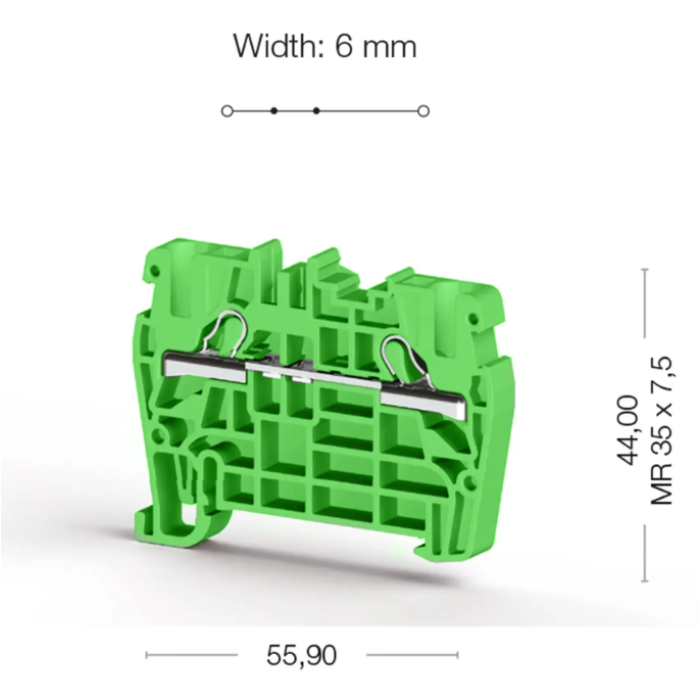 Клема Klemsan PYK Прохідна 4 мм - 0.0.0.3.07112