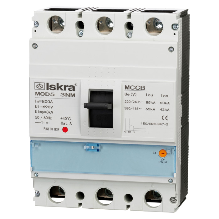 Автоматичний вимикач ISKRA MOD5 3P 800A 65 кА - 786104800000