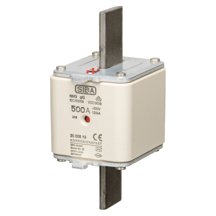 Ножовий запобіжник PRONUTEC gG NH3 500A - S20 005 13.500