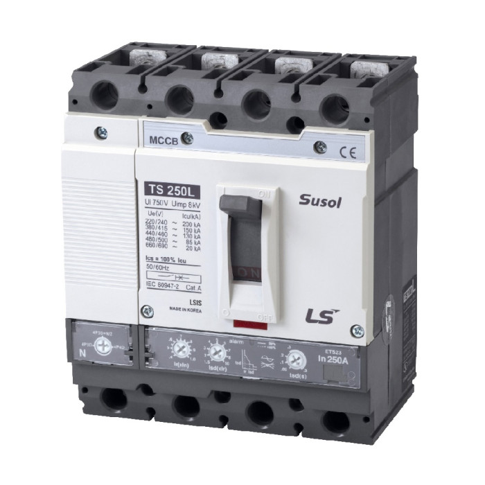 Автоматичний вимикач LS ELECTRIC TS100N 4P 80A 50 кА - 106102600