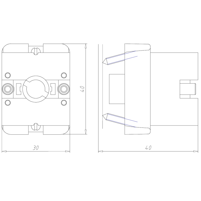 ECX 1050 Лампотримач IP20 для серії ECX 1...