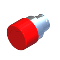 Кнопка грибовидна червона 33 мм COMEPI