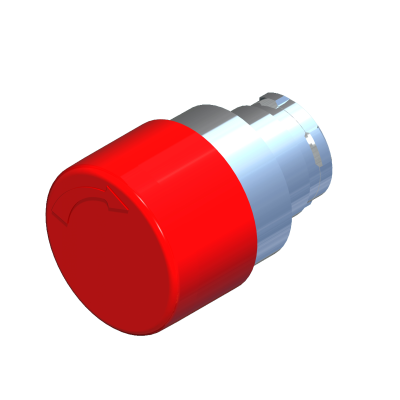ECX 1161 Кнопка грибовидна червона 33 мм