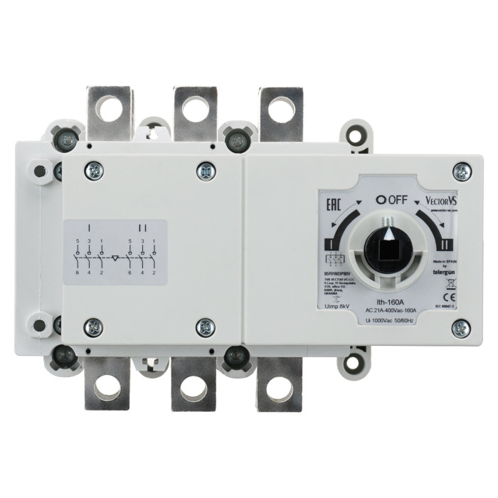 Перемикач TELERGON S5F 3P 160A - S5F01603PS0