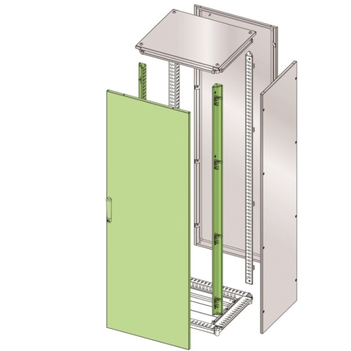 Суцільні двері з передніми стійками 300x2000 ETA ENUX - EUPO030200