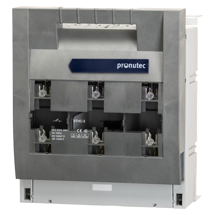 432.25.60.34 Вимикач під запобіжник горизонтальні BTHC NH-3 630A M10 на шину 60мм