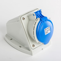 Розетка настінна IDE MUNDIAL 2P+E 16A 200–250V IP44