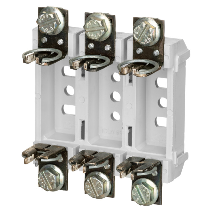 Утримувач запобіжників Woehner NH 00, 3р 160A, з 2-ма перегородками