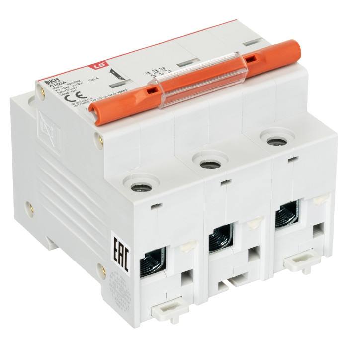 Модульний автоматичний вимикач LS ELECTRIC BKN 3P C100A 10кА - 061301958B