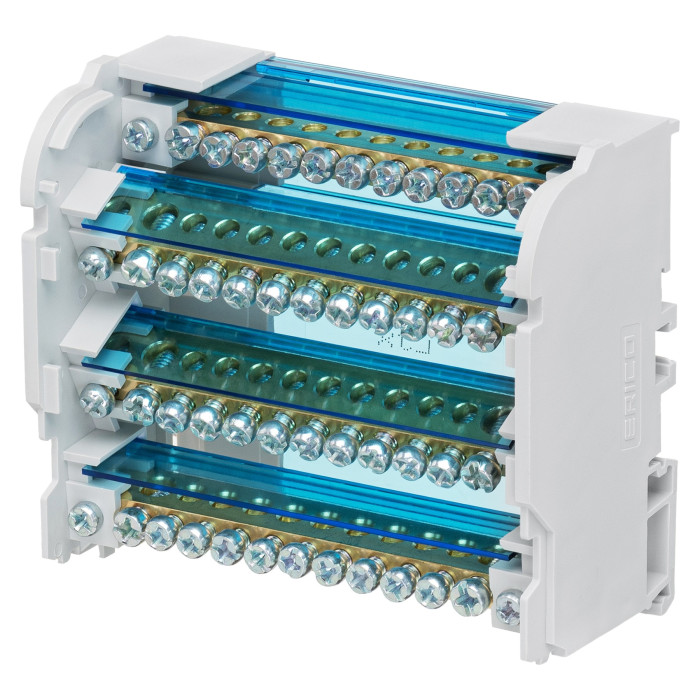 Чотириполюсна колодка nVent Eriflex ТD 40A 12 виходів