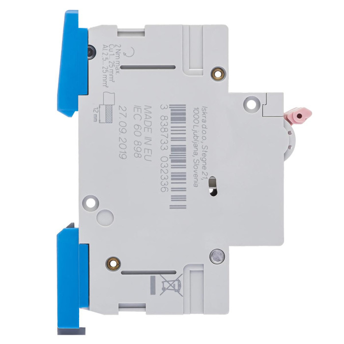 Модульний автоматичний вимикач ISKRA RI62 2P C2A 10кА - 786100145000