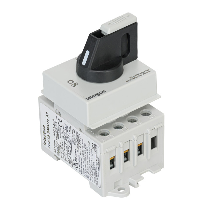 Модульний вимикач навантаження TELERGON ZBK 3P 40A - ZBK40SMAH1A3