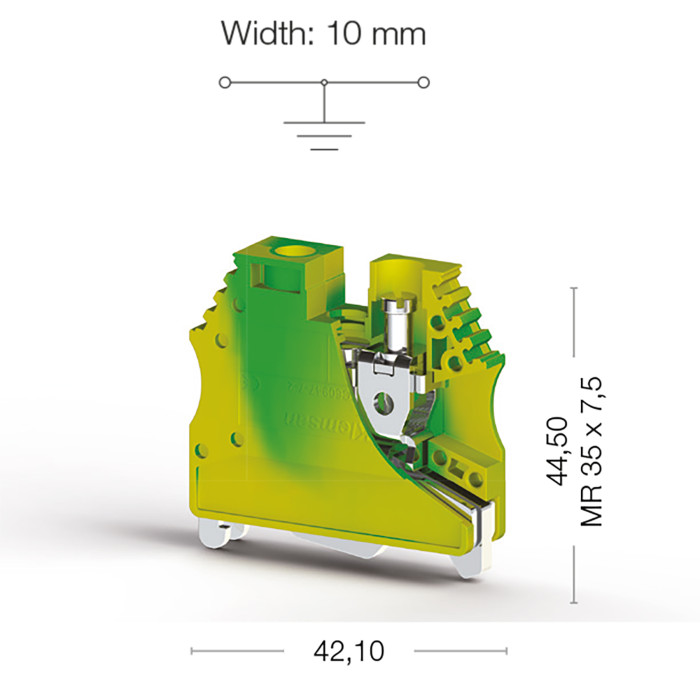 Клема Klemsan AVK Заземлення 10 мм - 0.0.0.3.34470