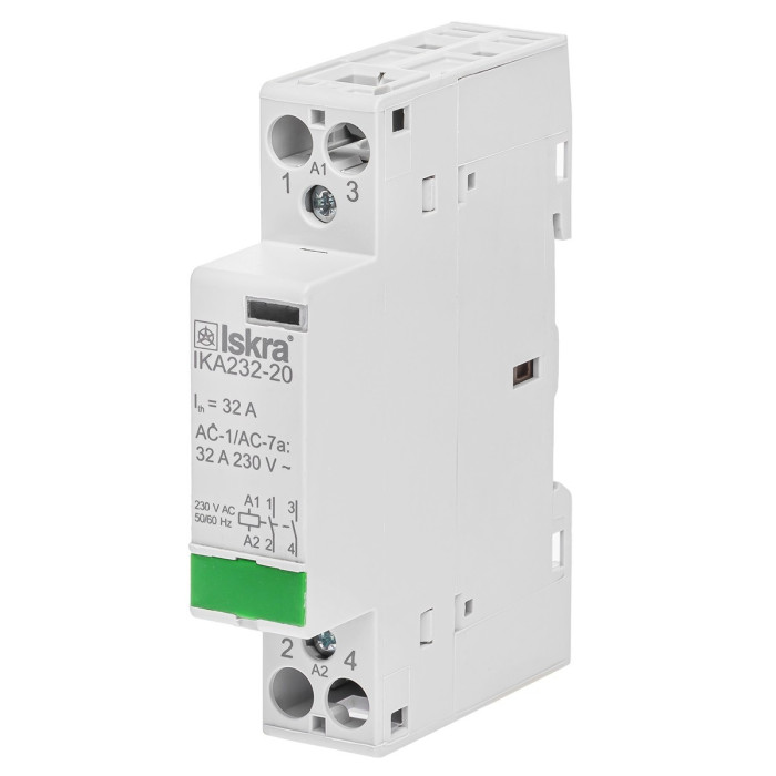 Модульний контактор ISKRA IKA 32A 230В AC 2NO - 030046833000