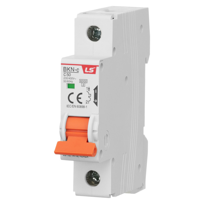 Модульний автоматичний вимикач LS ELECTRIC BKN 1P C50A 6kA