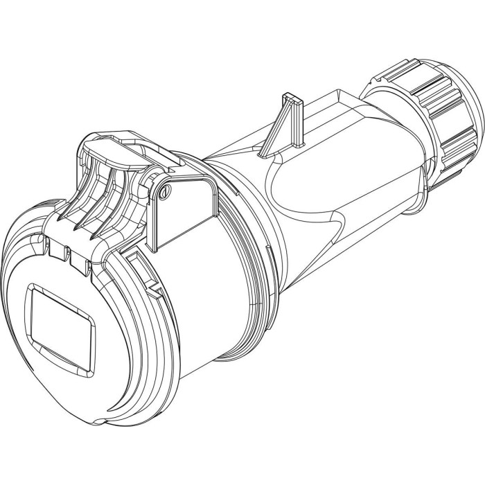 Розетка кабельна IDE MUNDIAL 3P+E 16 А 380–415 В IP44 - 03202