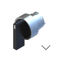 ECX 1350 Поворотна кнопка 2-позиційна