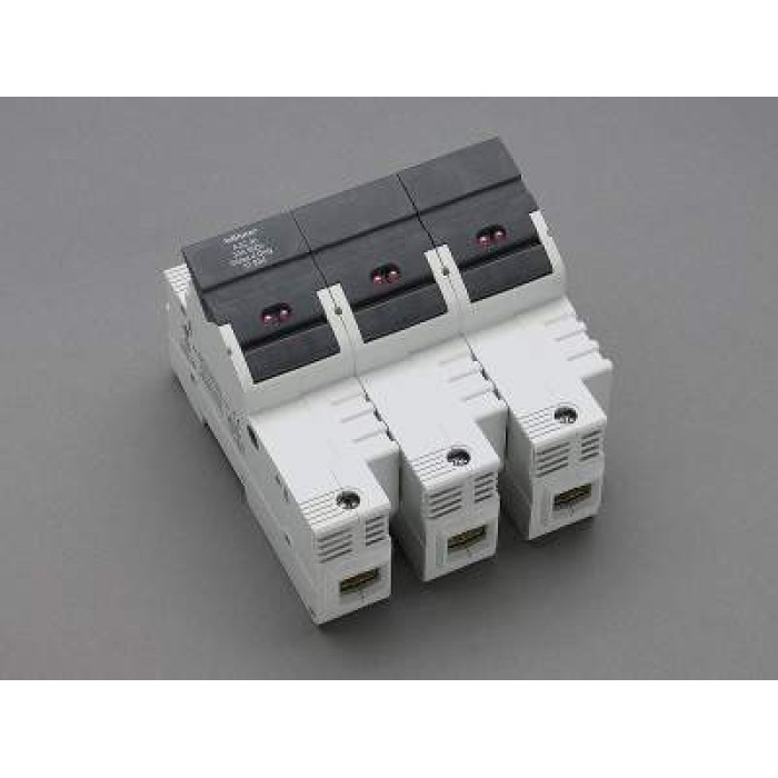 31934 Утримувач запобіжників тип J, 30А/600В (21x57), з індикатором стану