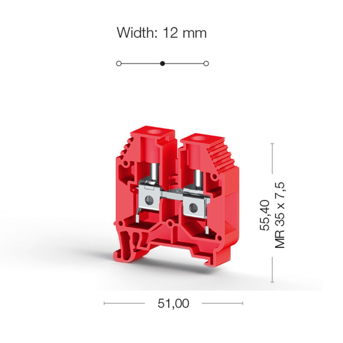 Клема Klemsan AVK Прохідна 16 мм - 0.0.0.3.04164