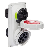 Розетка вбудована з механічним блокуванням IDE MUNDIAL 3P+E 32 А 380–415 В IP67