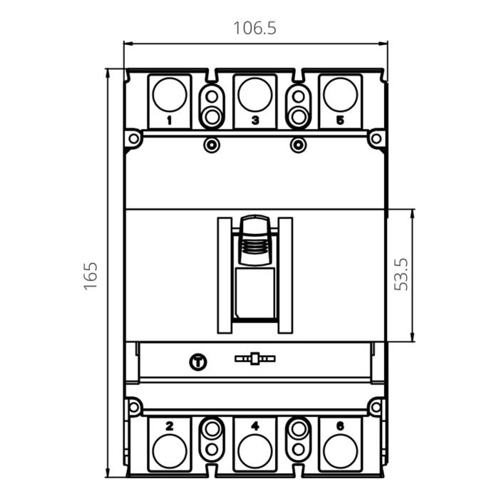 786103498000 MOD2 3NL 125A OLD Автоматичний вимикач з регульованим розчеплювачем 125А, 36кА