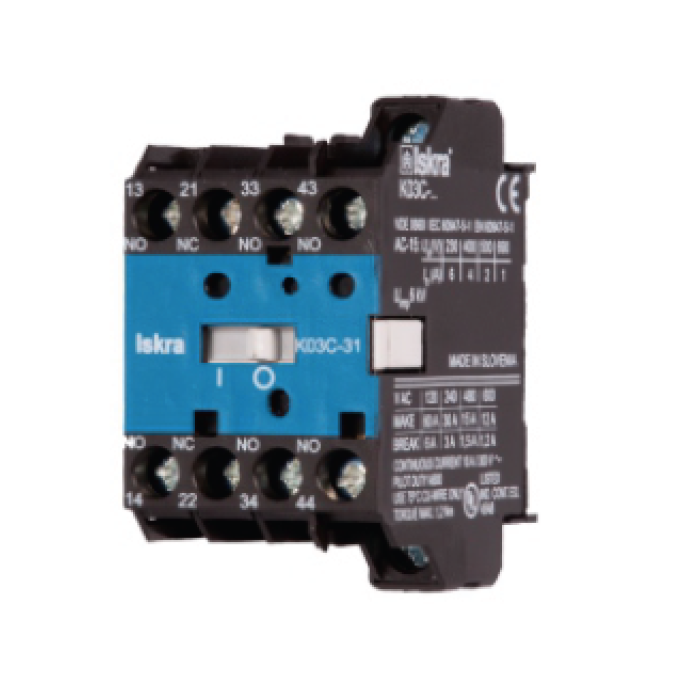 Мініконтактор ISKRA K03M-10 M7,230V-50Hz - 030041153000