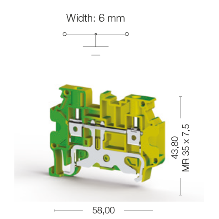 Клема Klemsan AVK Заземлення 4 мм - 0.0.0.3.34270