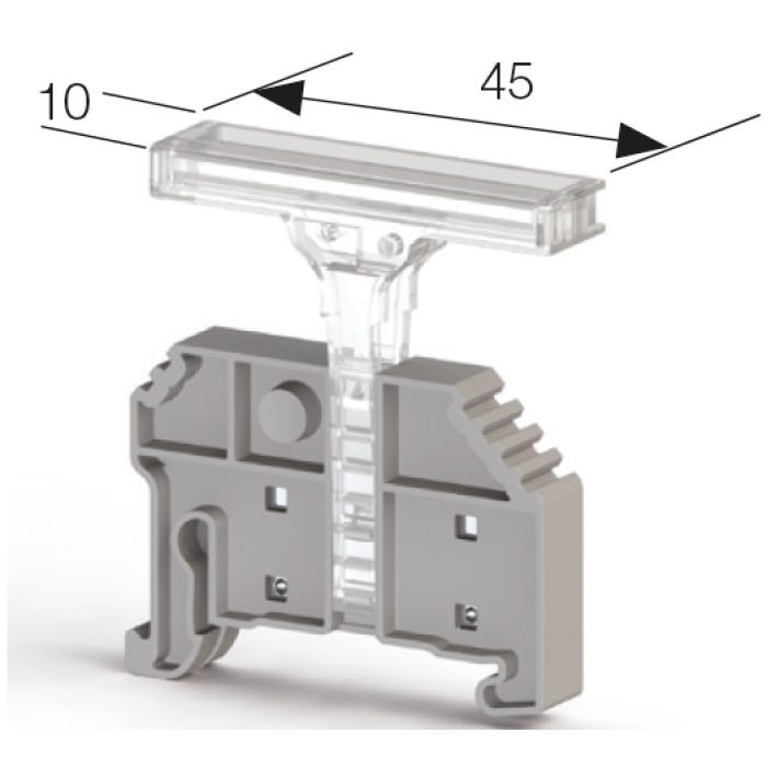 0.0.0.4.9613A* ME 1-2 Тримач для маркування клемних груп для KD4-KD6-KD6T (1 шт | пак 25 шт)