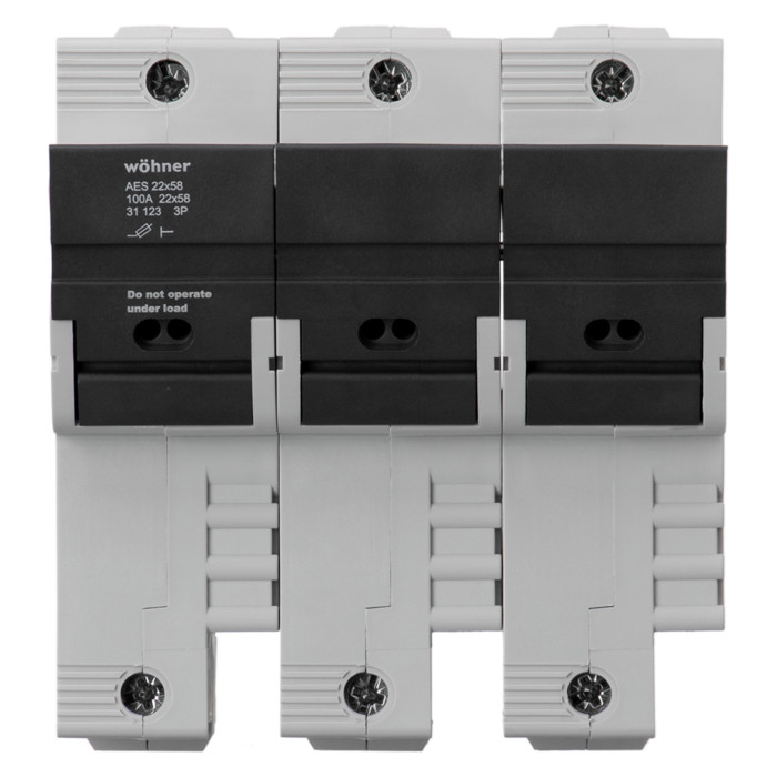 31123 Утримувач запобіжників Ambus 22х58 3р