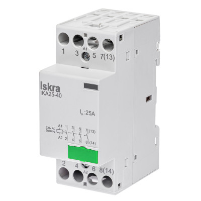 Модульний контактор ISKRA IKA 25A 230В AC 4NO