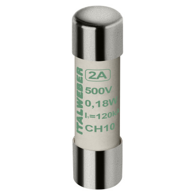Запобіжник циліндричний Italweber CH10 2A aМ 10x38 500В