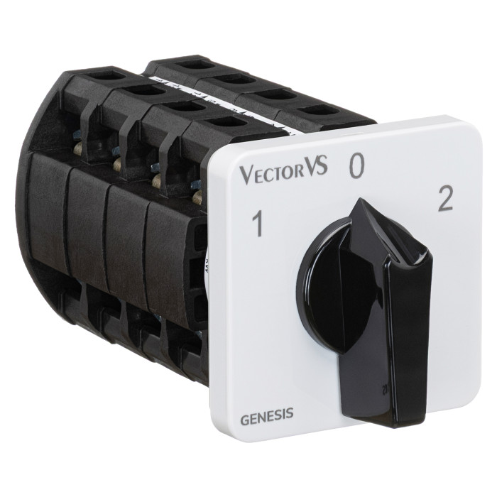 Кулачковий перемикач GC 63A 4P схема 75 (1-0-2)