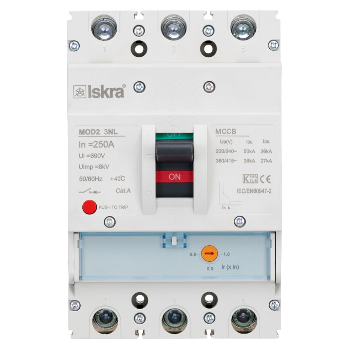 Автоматичний вимикач ISKRA MOD2 3P 200A 36 кА - 786103792000