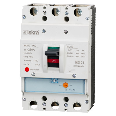 Автоматичний вимикач ISKRA MOD2 3P 200A 36 кА