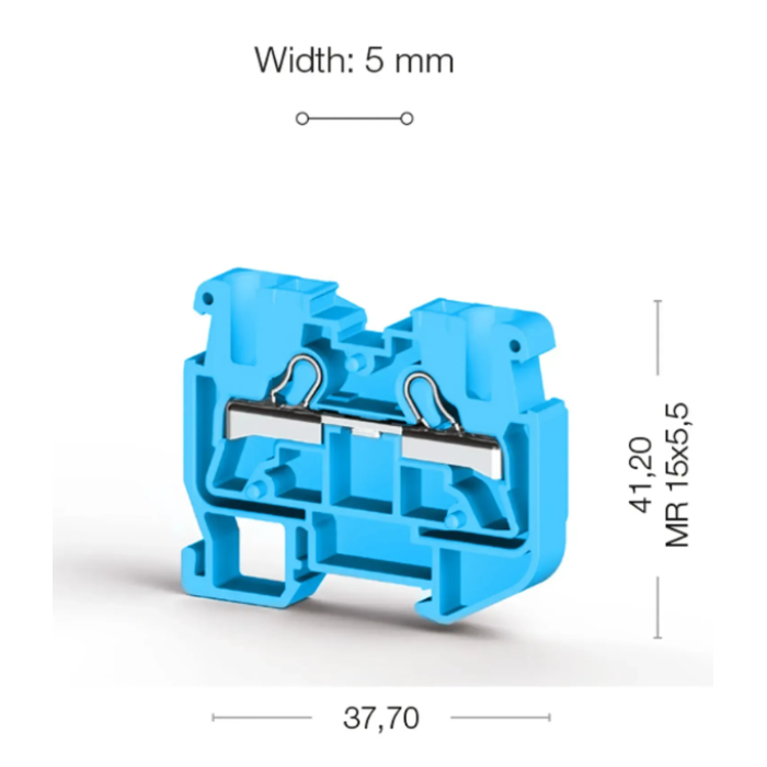 Клема Klemsan PYKM Прохідна 2.5 мм - 0.0.0.3.07391