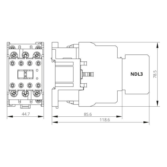 Контактор ISKRA KNL-22-00/220/240V/50/60Hz - 30050470000