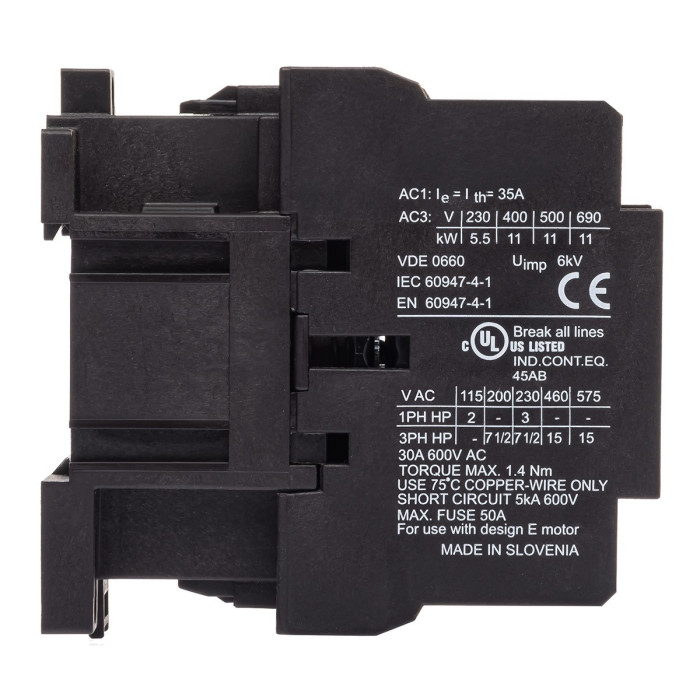 Контактор ISKRA KNL-22-00/220/240V/50/60Hz - 30050470000