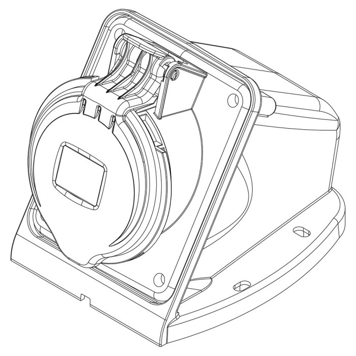 Розетка настінна IDE MUNDIAL 3P+E 16 А 380–415 В IP44 - 03323