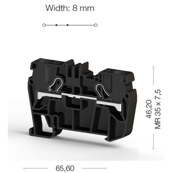 Клема Klemsan PYK Прохідна 6 мм - 0.0.0.3.07125