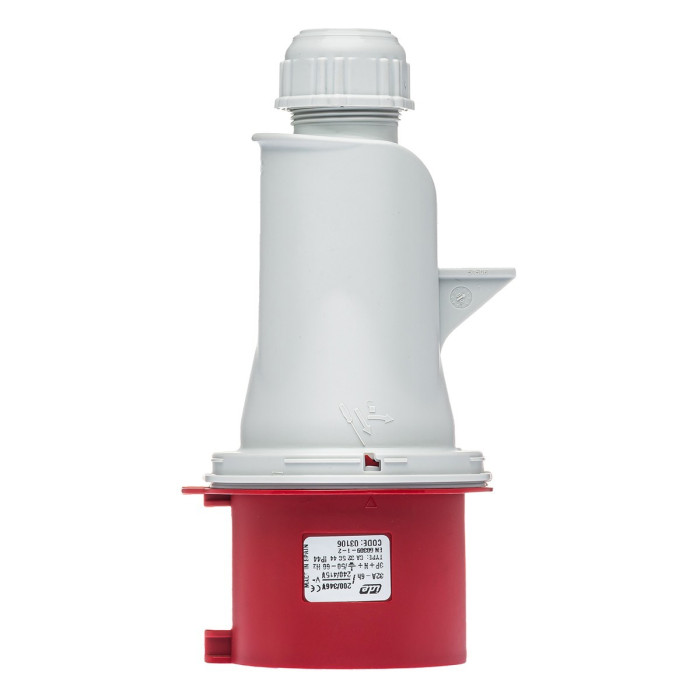 Вилка кабельна IDE MUNDIAL 3P+N+E 32 А 200/346–240/415 В IP44 - 03106